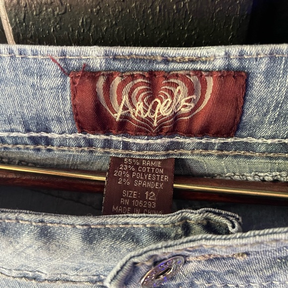 Angels Boot Cut Jeans size 12 - light blue - Picture 7 of 10